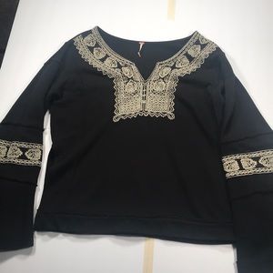 Goegous Free People boho sweatshirt tunic